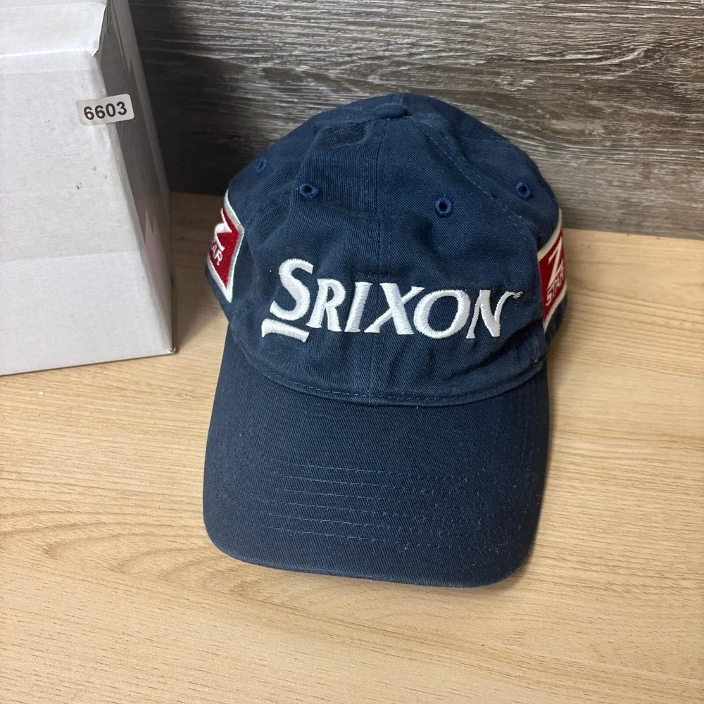 Srixon Hat Cap Strap‎ Back Blue Golf Golfing Z Star Adjustable